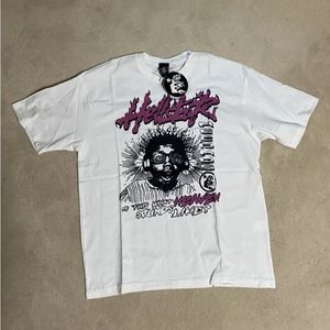 White Medium Hellstar Unisex Heaven Sounds T Shirt